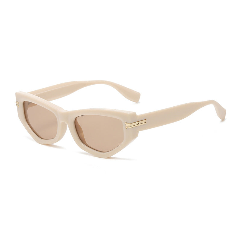 Wholesale PC Narrow Frame Cat Eye Sunglasses